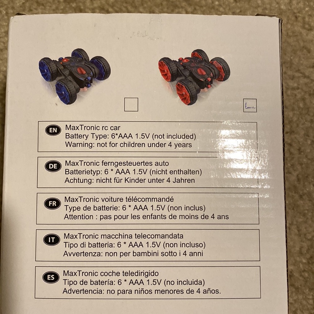 NIB…MaxTronic Remote Control Stunt Car 360* Rotation & Flips - Picture 2 of 2
